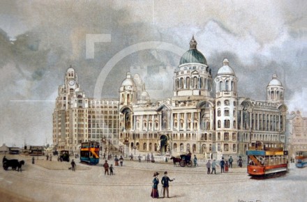 The beginning of Liverpool's world-famous waterfront
